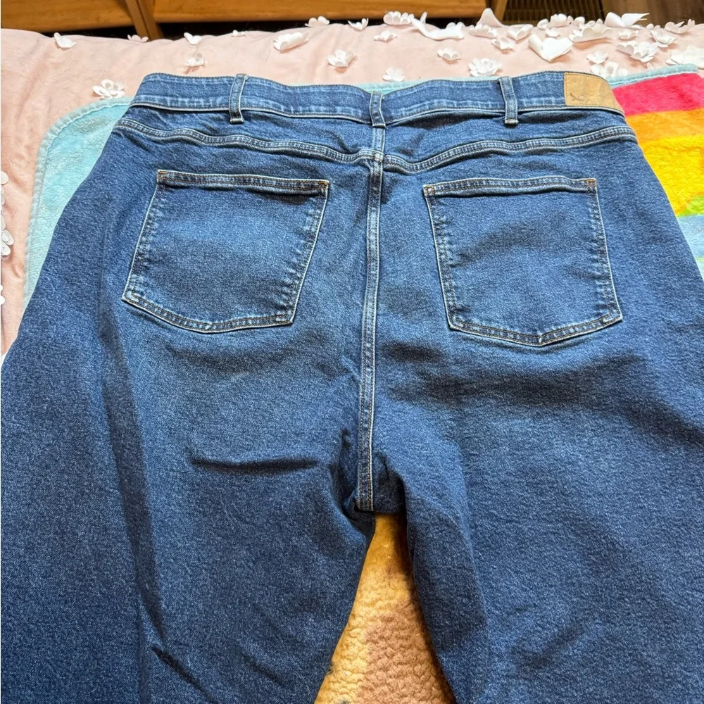 ‼️LAST CALL‼️ Plus size Eddie Bauer indigo jeans- authentic straight fit - Picture 4 of 6